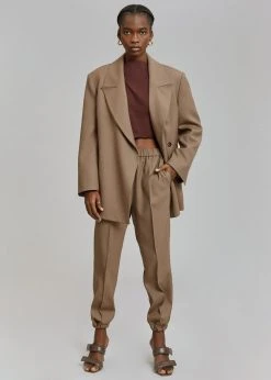 The Frankie Shop Kobus Blazer - Hazelnut