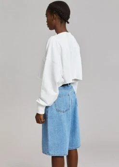 Lake Side Kyra Denim Short - Worn Wash CLOTHING