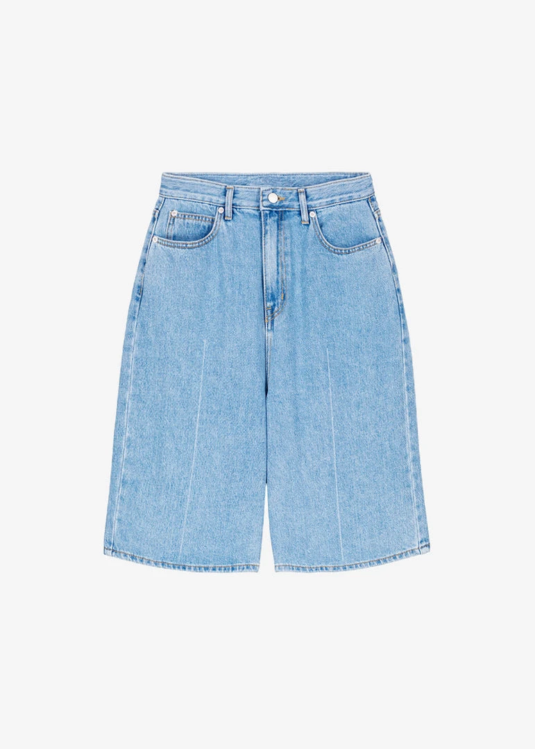 Lake Side Kyra Denim Short - Worn Wash CLOTHING