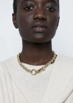 ACCESSORIES Laura Lombardi Cable Chain Necklace - Gold