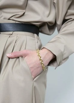 Laura Lombardi Cable Bracelet - Gold ACCESSORIES