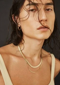 Laura Lombardi Piatta Necklace - Gold