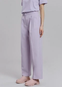 The Frankie Shop Laura Suit Pants - Lilac