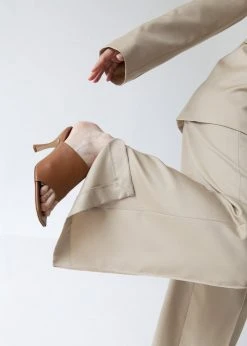 GIA X Pernille Teisbaek Leather Mule Sandal - Brown