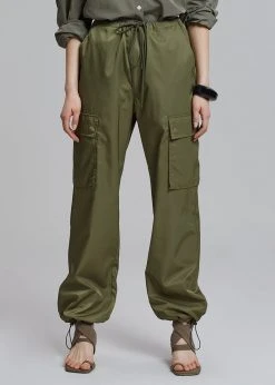 The Frankie Shop Leto Joggers - Olive