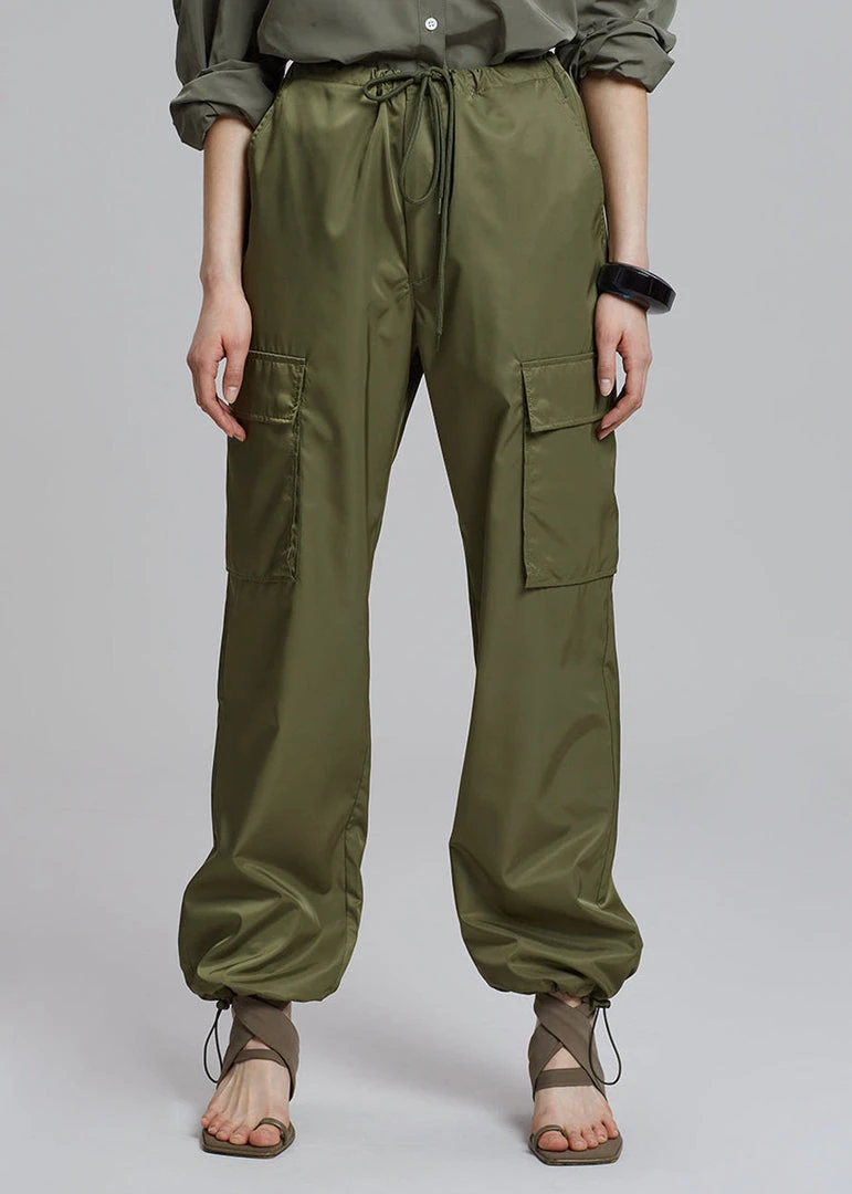 The Frankie Shop Leto Joggers - Olive
