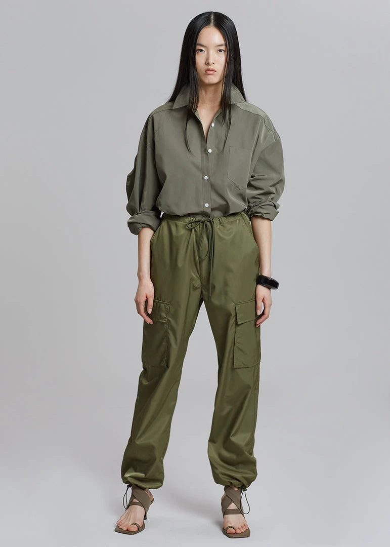 The Frankie Shop Leto Joggers - Olive