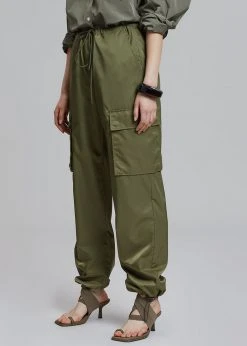 The Frankie Shop Leto Joggers - Olive