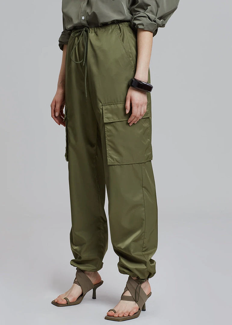 The Frankie Shop Leto Joggers - Olive