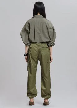 The Frankie Shop Leto Joggers - Olive