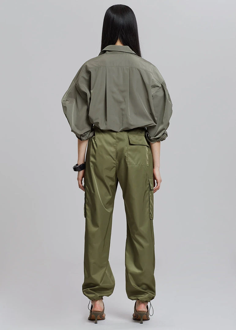 The Frankie Shop Leto Joggers - Olive