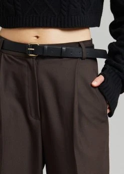 The Frankie Shop CLOTHING Levana Cuffed Trousers - Carafe