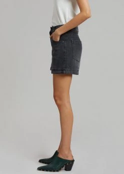 Blossom CLOTHING Liam Recycled Denim Pants - Faded Black Wash