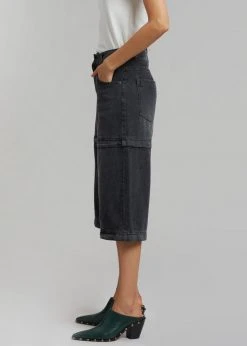 Blossom CLOTHING Liam Recycled Denim Pants - Faded Black Wash