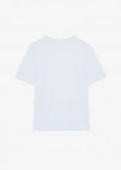 The Frankie Shop Lilou Simple Tee - Optic White