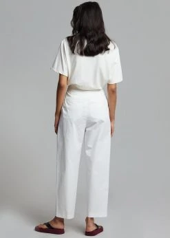 The Frankie Shop Lilou Simple Tee - Beige