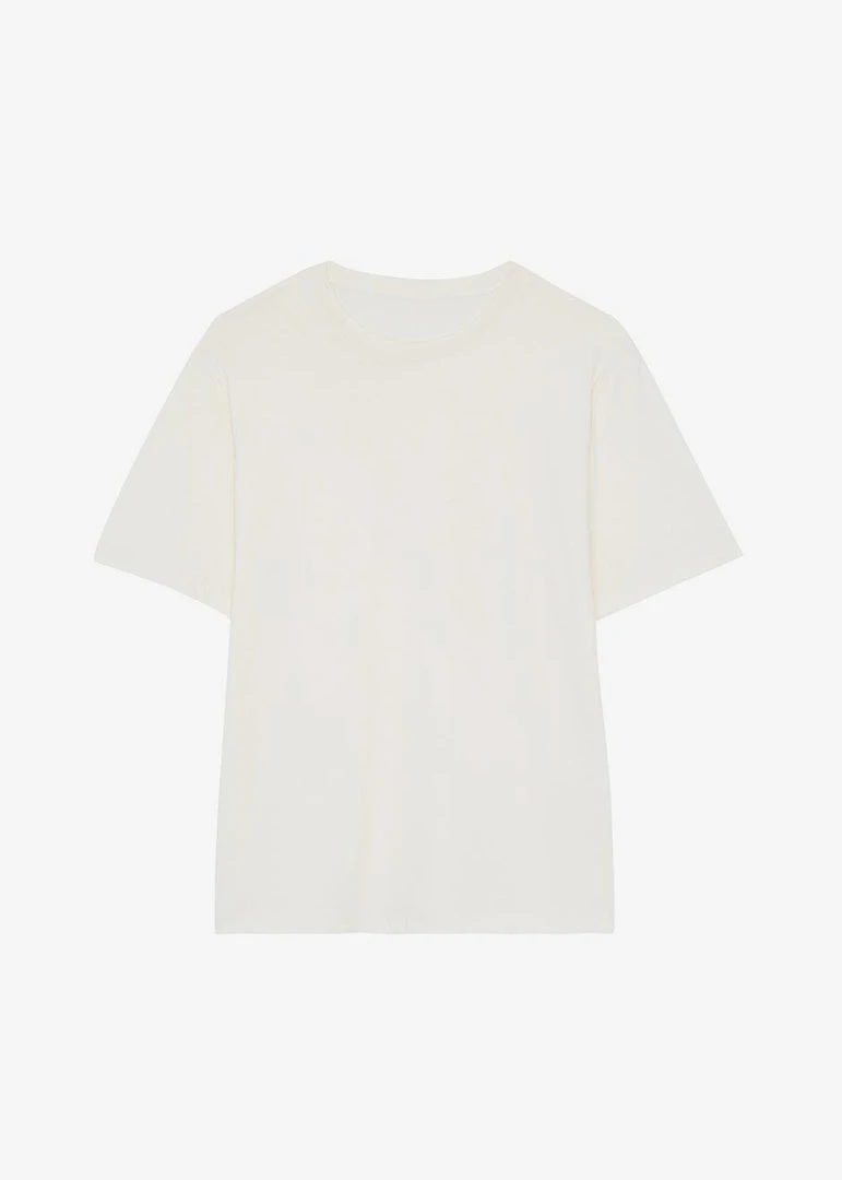 The Frankie Shop Lilou Simple Tee - Beige