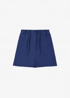 The Frankie Shop CLOTHING Lui Cotton Boxer Short - Navy