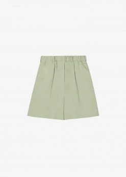 The Frankie Shop CLOTHING Lui Cotton Boxer Short - Sage