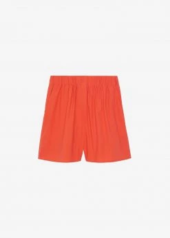 The Frankie Shop CLOTHING Lui Organic Cotton Boxer Short - Chili