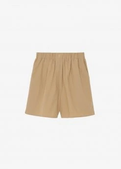 The Frankie Shop Lui Organic Cotton Boxer Short - Sahara CLOTHING