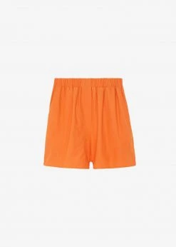 The Frankie Shop CLOTHING Lui Organic Cotton Boxer Short - Tangerine