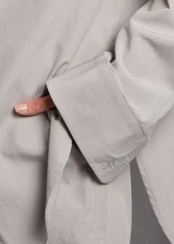 The Frankie Shop CLOTHING Lui Organic Cotton Shirt - Ice