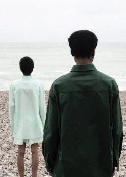 The Frankie Shop CLOTHING Lui Organic Cotton Shirt - Menthe