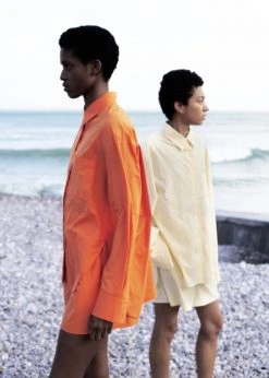 The Frankie Shop Lui Organic Cotton Shirt - Pale Yellow