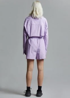 The Frankie Shop Lui Organic Cotton Shirt - Petal CLOTHING