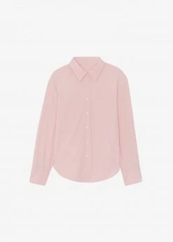The Frankie Shop CLOTHING Lui Organic Cotton Shirt - Rose Water