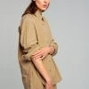The Frankie Shop Lui Organic Cotton Shirt - Sahara