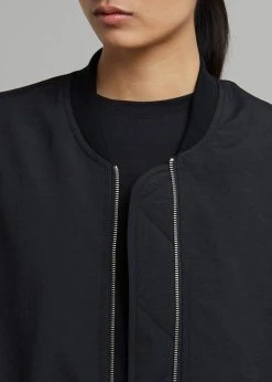 The Frankie Shop CLOTHING Lumi Bomber Jacket - Black