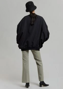The Frankie Shop CLOTHING Lumi Bomber Jacket - Black