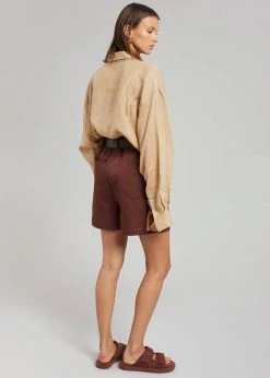 Beside You Mada Belted Pants - Tawney