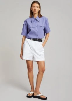 Beside You Mada Belted Pants - White CLOTHING