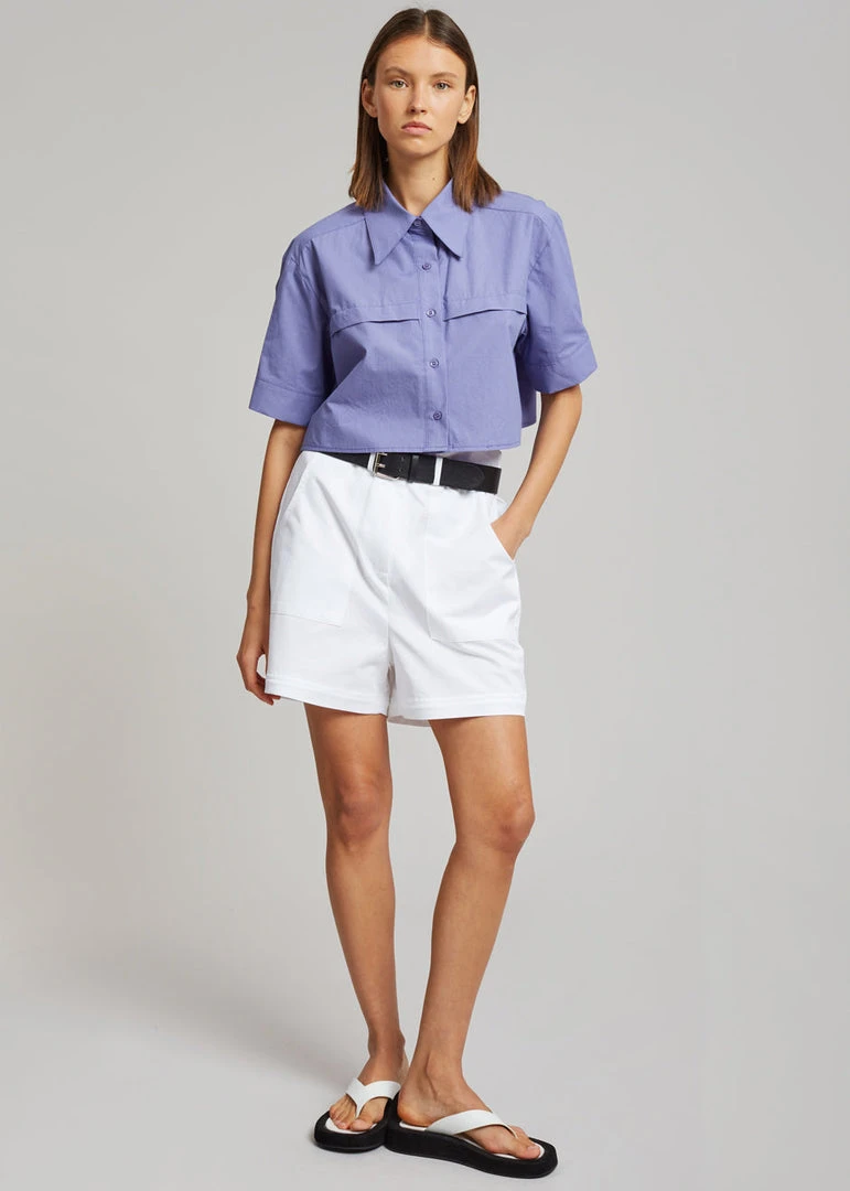 Beside You Mada Belted Pants - White CLOTHING