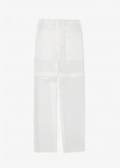 Beside You Mada Belted Pants - White CLOTHING