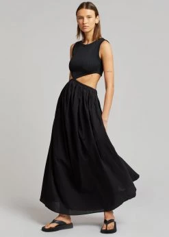 The Plan Mara Cut Out Maxi Dress - Black