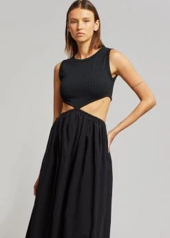 The Plan Mara Cut Out Maxi Dress - Black