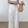 The Frankie Shop CLOTHING Maria Linen Pants - White
