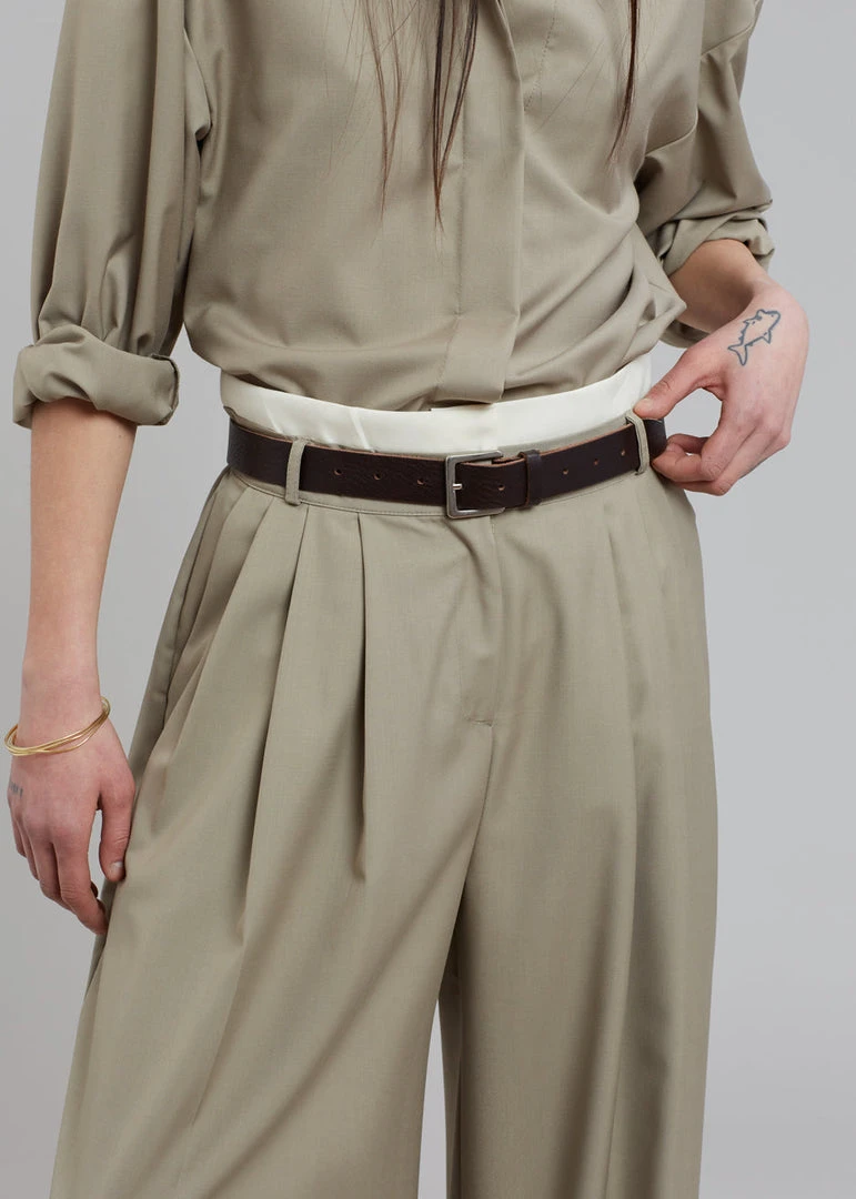 Beside You Mariza Wide Pants - Beige