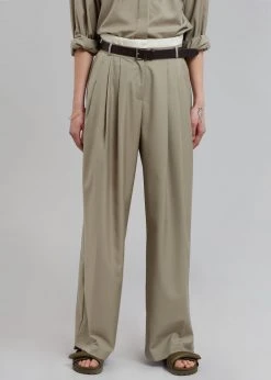 Beside You Mariza Wide Pants - Beige
