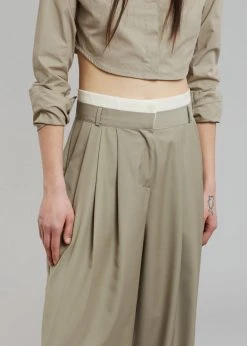 Beside You Mariza Wide Pants - Beige