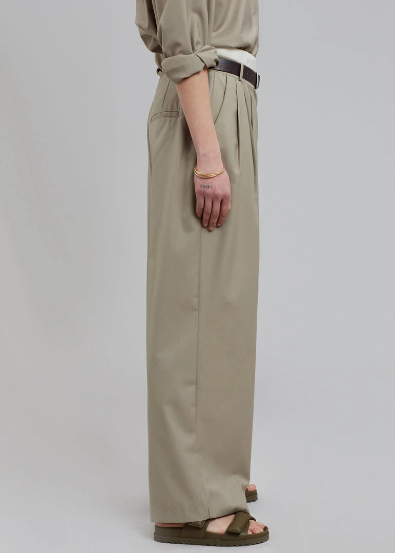 Beside You Mariza Wide Pants - Beige