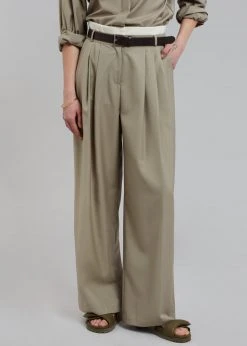 Beside You Mariza Wide Pants - Beige