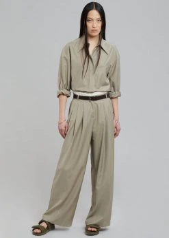 Beside You Mariza Wide Pants - Beige