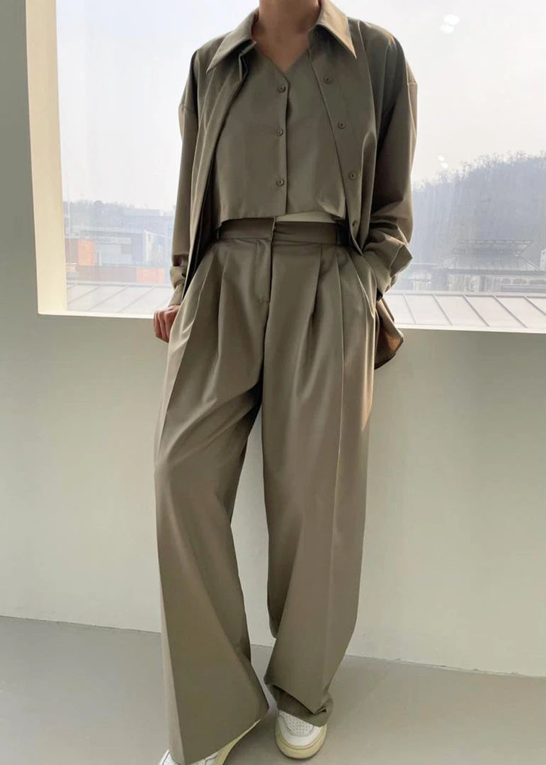 Beside You Mariza Wide Pants - Beige