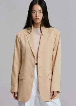 The Frankie Shop Marquesa Blazer - Apricot