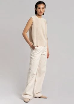 MATIN Knit Tank - Natural